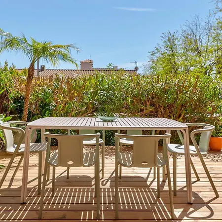 T2 De Gamme Avec Jardin Prive - 50m Du Port Miramar Apartment